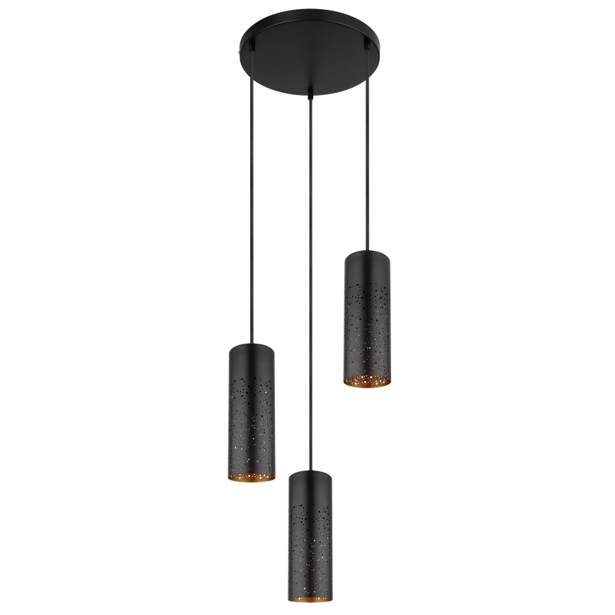 Globo - Lampadario a sospensione con filo 3xE27/40W/230V