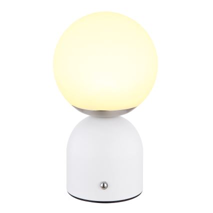 Globo - Lampada da tavolo LED dimmerabile con touch LED/2,5W/3,7V 2700/4000/6500K 1800 mAh USB bianca