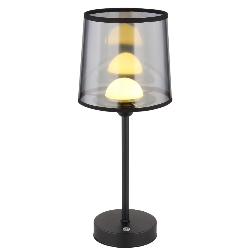 Globo - LED Lampada da tavolo touch ricaricabile e dimmerabile LED/2,5W/3,7V 2700/4000/6500K 1800 mAh nero