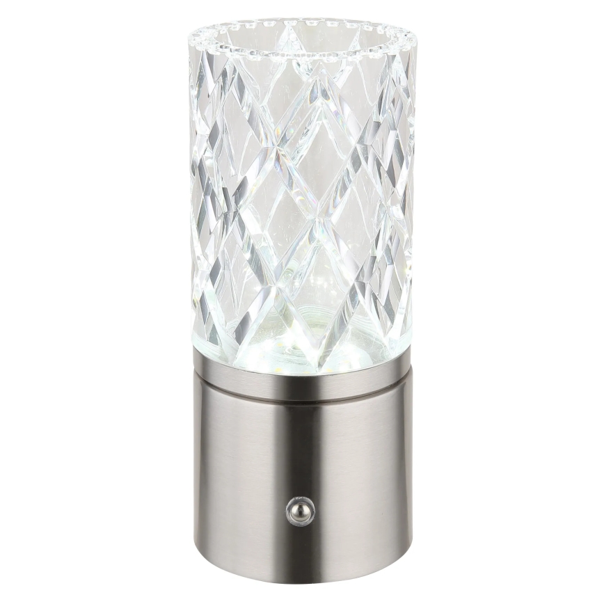 Globo - Lampada da tavolo LED dimmerabile con touch LED/2,5W/3,7V 2700K/4000K/6500K 1800 mAh USB cromo opaco