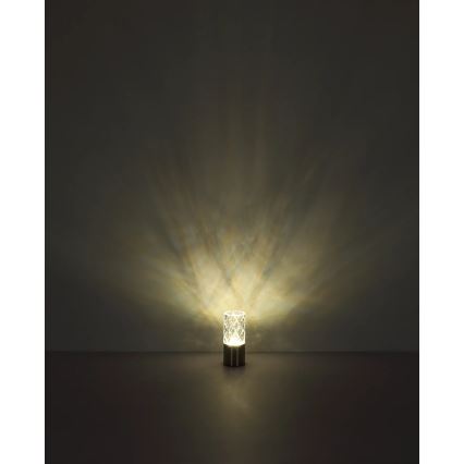 Globo - Lampada da tavolo LED dimmerabile con funzione Touch LED/2,5W/3,7V 2700K/4000K/6500K 1800 mAh USB nero
