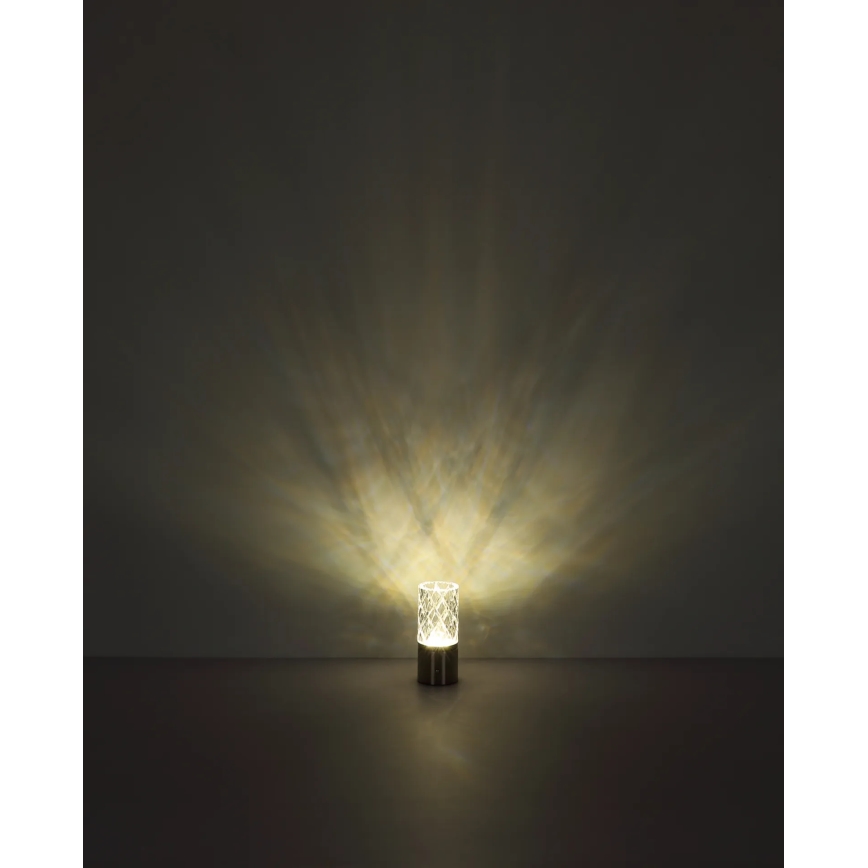 Globo - Lampada da tavolo LED dimmerabile con funzione Touch LED/2,5W/3,7V 2700K/4000K/6500K 1800 mAh USB nero