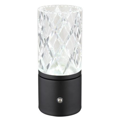 Globo - Lampada da tavolo LED dimmerabile con funzione Touch LED/2,5W/3,7V 2700K/4000K/6500K 1800 mAh USB nero