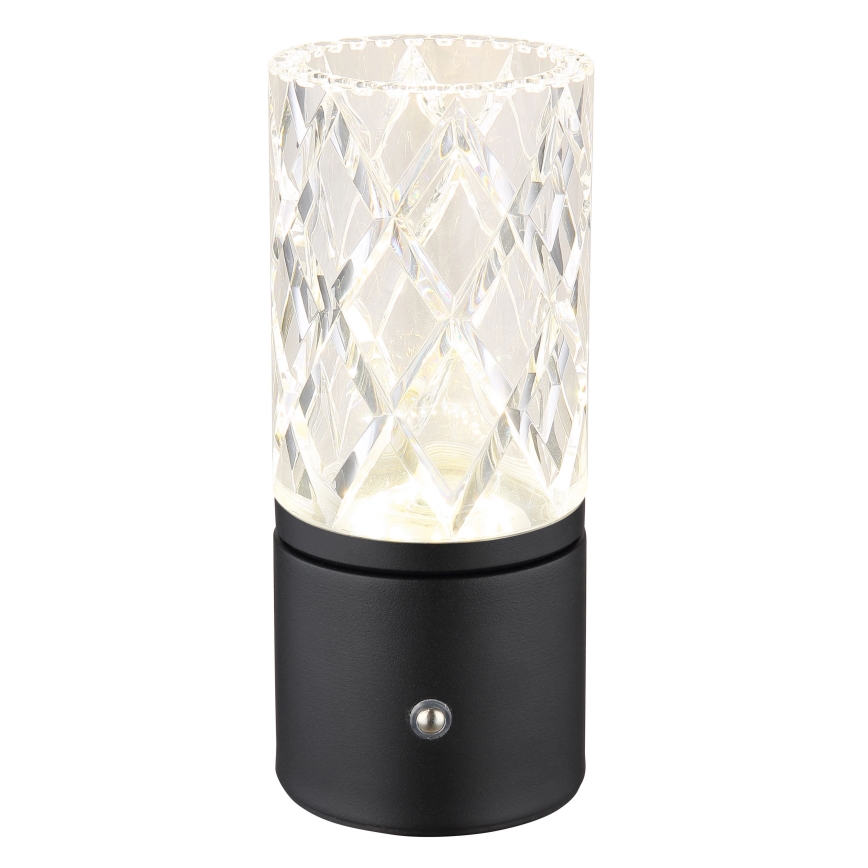 Globo - Lampada da tavolo LED dimmerabile con funzione Touch LED/2,5W/3,7V 2700K/4000K/6500K 1800 mAh USB nero