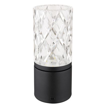 Globo - Lampada da tavolo LED dimmerabile con funzione Touch LED/2,5W/3,7V 2700K/4000K/6500K 1800 mAh USB nero
