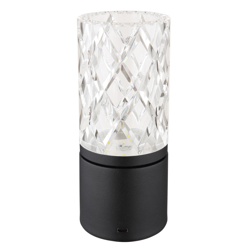 Globo - Lampada da tavolo LED dimmerabile con funzione Touch LED/2,5W/3,7V 2700K/4000K/6500K 1800 mAh USB nero