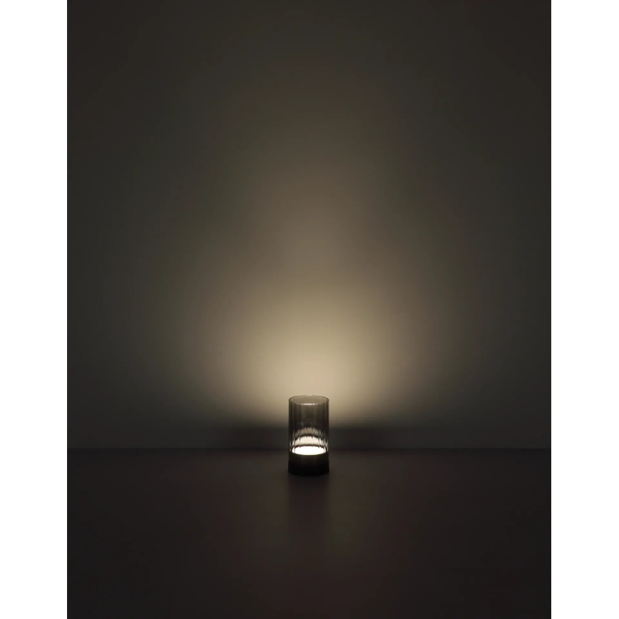Globo - LED da esterno dimmerabile ricaricabile touch lampada da tavolo LED/2W/3,7V 2700/4000/6500K 1200mAh IP44 grigio