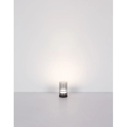 Globo - LED da esterno dimmerabile ricaricabile touch lampada da tavolo LED/2W/3,7V 2700/4000/6500K 1200mAh IP44 grigio