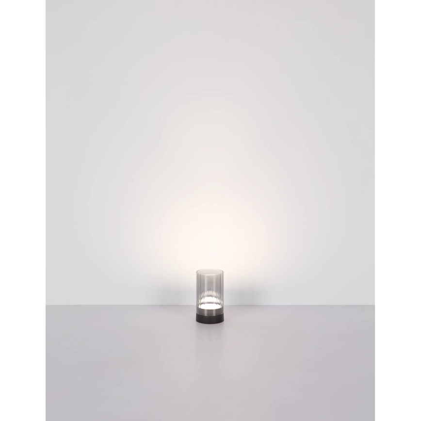 Globo - LED da esterno dimmerabile ricaricabile touch lampada da tavolo LED/2W/3,7V 2700/4000/6500K 1200mAh IP44 grigio