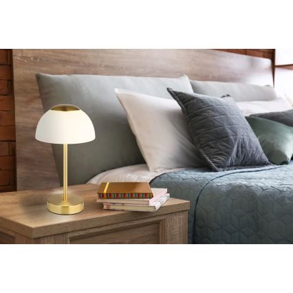 Globo - Lampada da tavolo ricaricabile LED dimmerabile LED/2,5W/5V 1800 mAh 2700K/4000K/6500K ottone