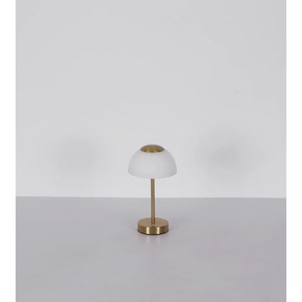 Globo - Lampada da tavolo ricaricabile LED dimmerabile LED/2,5W/5V 1800 mAh 2700K/4000K/6500K ottone