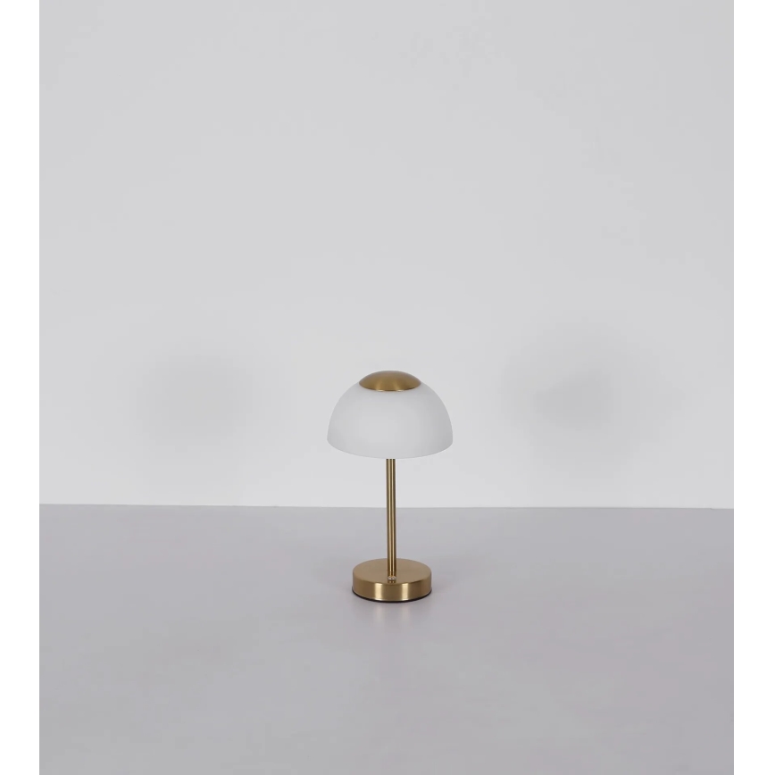 Globo - Lampada da tavolo ricaricabile LED dimmerabile LED/2,5W/5V 1800 mAh 2700K/4000K/6500K ottone