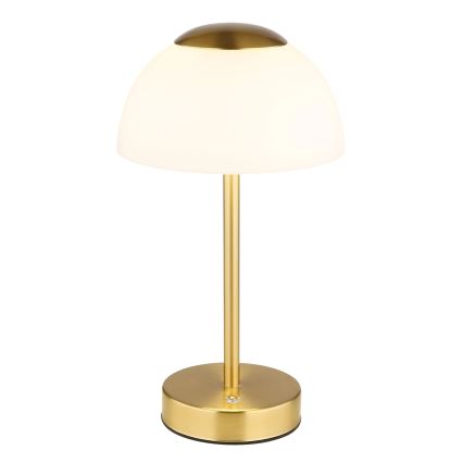 Globo - Lampada da tavolo ricaricabile LED dimmerabile LED/2,5W/5V 1800 mAh 2700K/4000K/6500K ottone