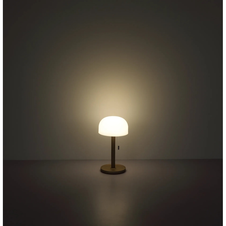 Globo - LED Ricaricabile lampada da tavolo LED/1,5W/3,7V 3000/4200/6000K 1800mAh marrone
