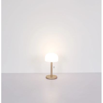 Globo - LED Ricaricabile lampada da tavolo LED/1,5W/3,7V 3000/4200/6000K 1800mAh marrone