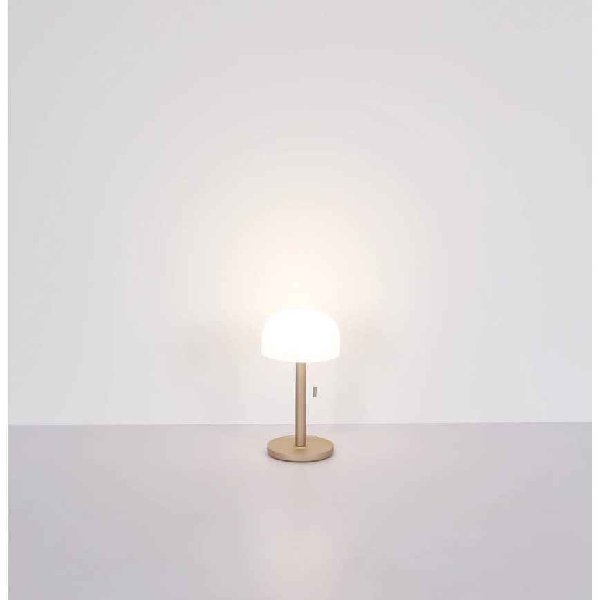 Globo - LED Ricaricabile lampada da tavolo LED/1,5W/3,7V 3000/4200/6000K 1800mAh marrone