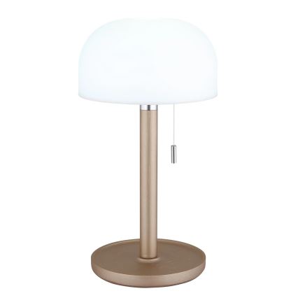 Globo - LED Ricaricabile lampada da tavolo LED/1,5W/3,7V 3000/4200/6000K 1800mAh marrone