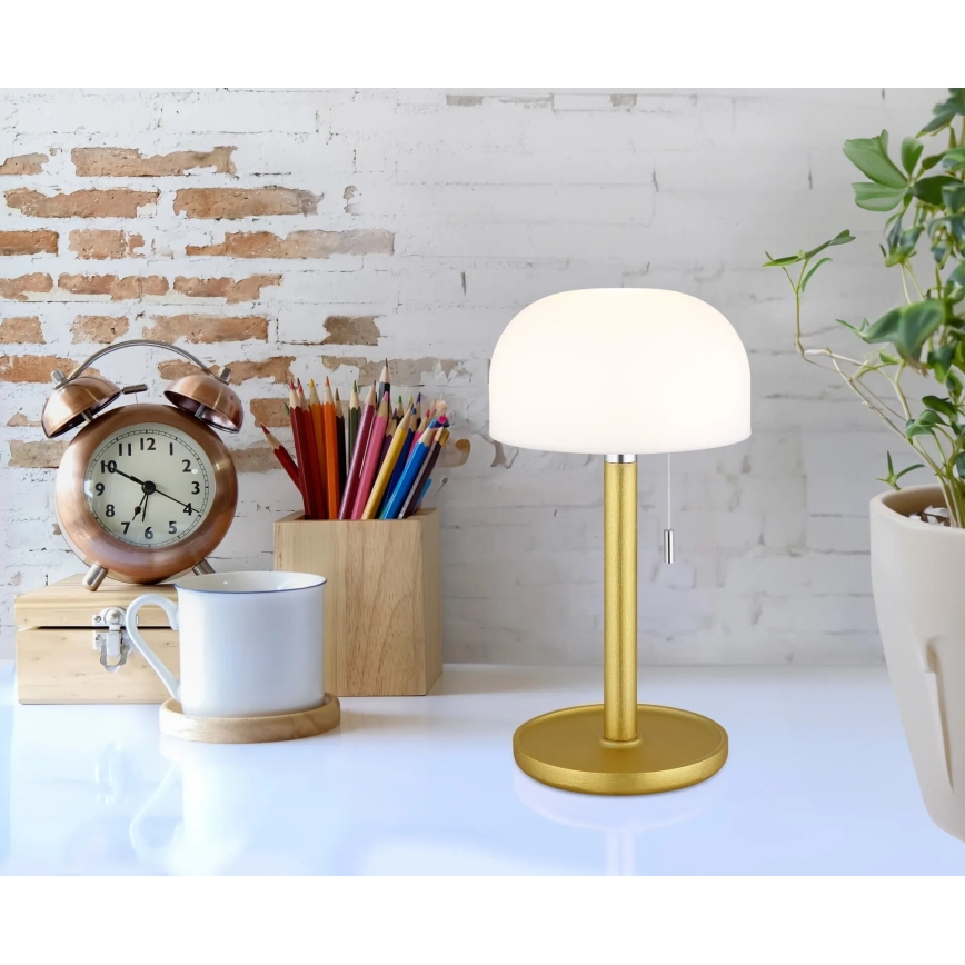 Globo - LED Ricaricabile lampada da tavolo LED/1,5W/3,7V 3000/4200/6000K 1800mAh ottone