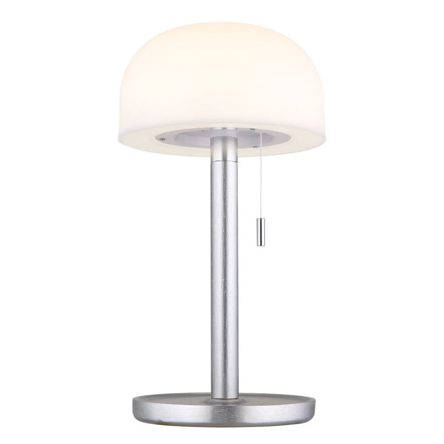 Globo - LED Ricaricabile lampada da tavolo LED/1,5W/3,7V 3000/4200/6000K 1800mAh argento