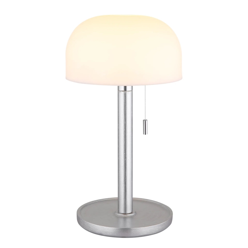 Globo - LED Ricaricabile lampada da tavolo LED/1,5W/3,7V 3000/4200/6000K 1800mAh argento