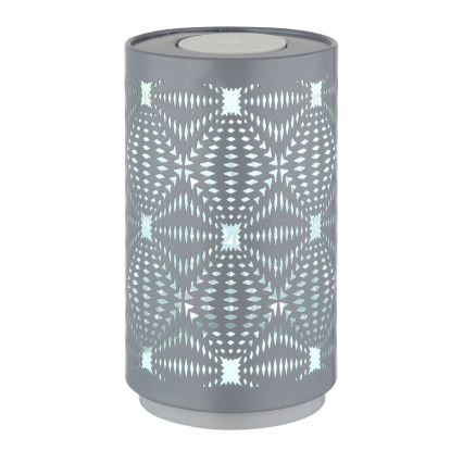 Globo - Lampada da tavolo ricaricabile a LED RGB con controllo touch LED/1W/5V 500 mAh grigio