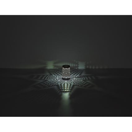 Globo - Lampada da tavolo ricaricabile a LED RGB con controllo touch LED/1W/5V 500 mAh grigio