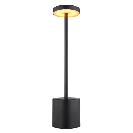 Globo - Lampada da tavolo LED dimmerabile con funzione Touch LED/1,2W/3,7V 2000K/3500K/7000K 1200 mAh USB nero