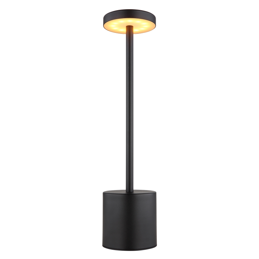 Globo - Lampada da tavolo LED dimmerabile con funzione Touch LED/1,2W/3,7V 2000K/3500K/7000K 1200 mAh USB nero