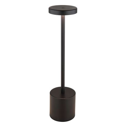 Globo - Lampada da tavolo LED dimmerabile con funzione Touch LED/1,2W/3,7V 2000K/3500K/7000K 1200 mAh USB nero