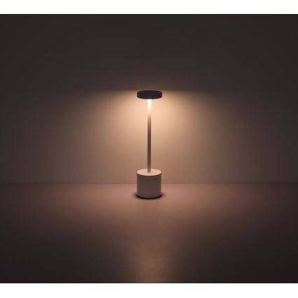 Globo - Lampada da tavolo LED dimmerabile con funzione Touch LED/1,2W/3,7V 2000K/3500K/7000K 1200 mAh USB bianco