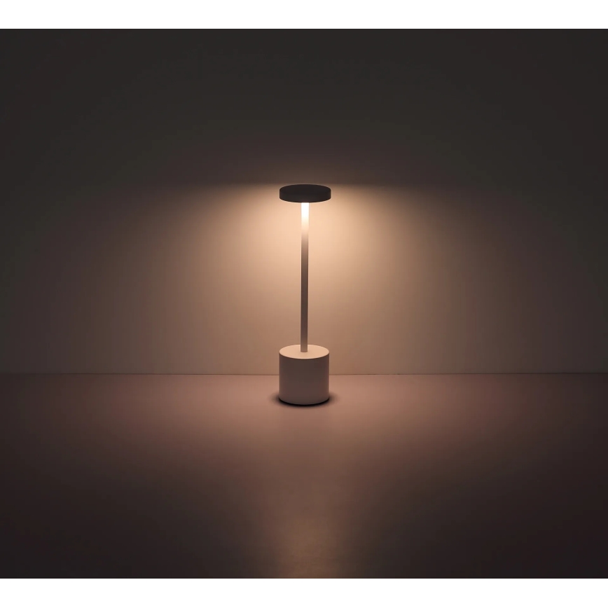 Globo - Lampada da tavolo LED dimmerabile con funzione Touch LED/1,2W/3,7V 2000K/3500K/7000K 1200 mAh USB bianco
