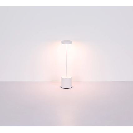 Globo - Lampada da tavolo LED dimmerabile con funzione Touch LED/1,2W/3,7V 2000K/3500K/7000K 1200 mAh USB bianco