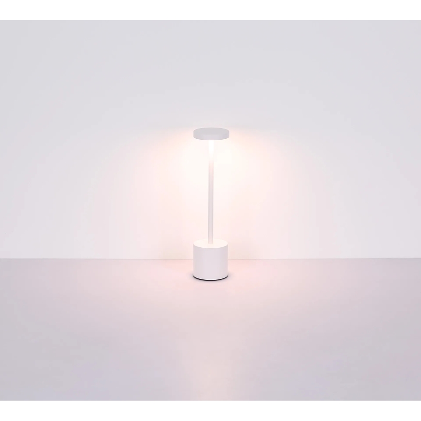 Globo - Lampada da tavolo LED dimmerabile con funzione Touch LED/1,2W/3,7V 2000K/3500K/7000K 1200 mAh USB bianco