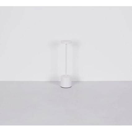 Globo - Lampada da tavolo LED dimmerabile con funzione Touch LED/1,2W/3,7V 2000K/3500K/7000K 1200 mAh USB bianco