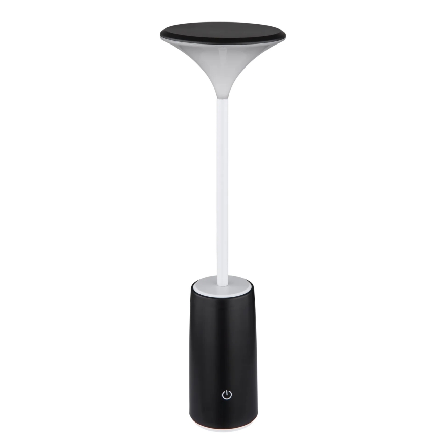 Globo - LED Lampada da tavolo touch ricaricabile e dimmerabile LED/1,2W/3,7V 3000K 1500mAh nero