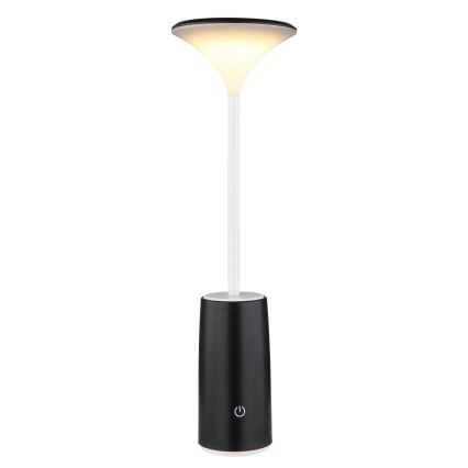 Globo - LED Lampada da tavolo touch ricaricabile e dimmerabile LED/1,2W/3,7V 3000K 1500mAh nero