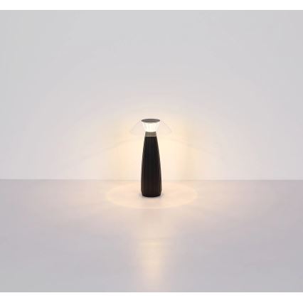 Globo - LED Lampada da tavolo touch ricaricabile e dimmerabile LED/1W/3,7V 3000K 1200mAh nero