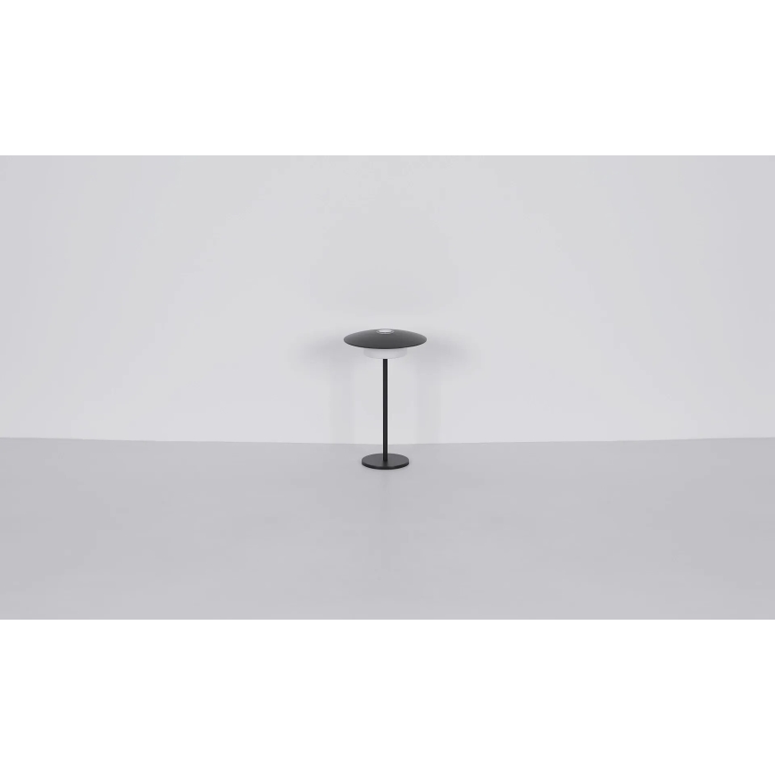 Globo - Lampada da tavolo per esterni LED ricaricabile a sfioramento/3W/3,7V 1800/2700/3000K IP44 1800 mAh grigio