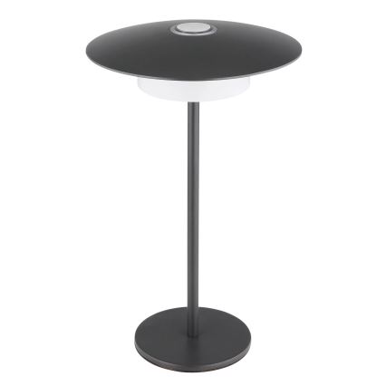 Globo - Lampada da tavolo per esterni LED ricaricabile a sfioramento/3W/3,7V 1800/2700/3000K IP44 1800 mAh grigio