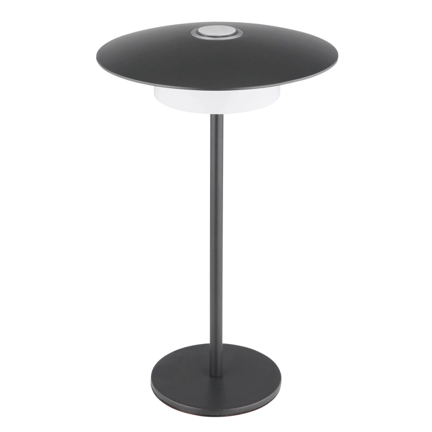 Globo - Lampada da tavolo per esterni LED ricaricabile a sfioramento/3W/3,7V 1800/2700/3000K IP44 1800 mAh grigio