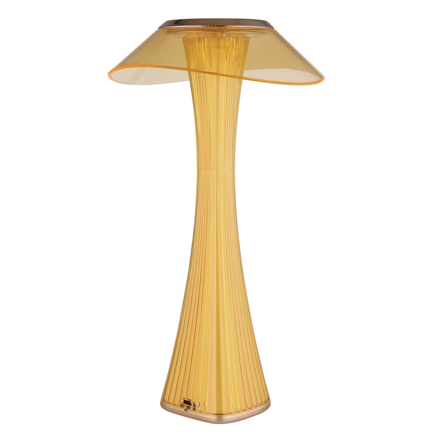 Globo - LED Lampada da tavolo ricaricabile dimmerabile LED/2,5W/3,7V 1200mAh 2700K/4500K/6500K oro