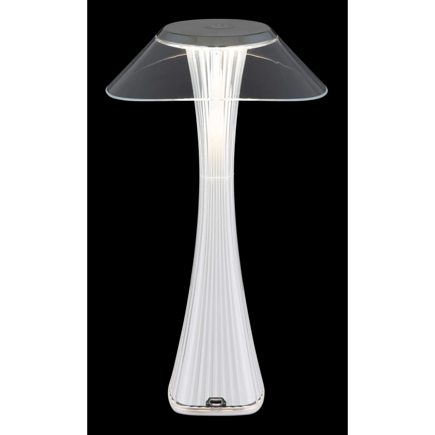 Globo - LED Lampada da tavolo ricaricabile dimmerabile LED/2,5W/3,7V 1200mAh 2700K/4500K/6500K bianco