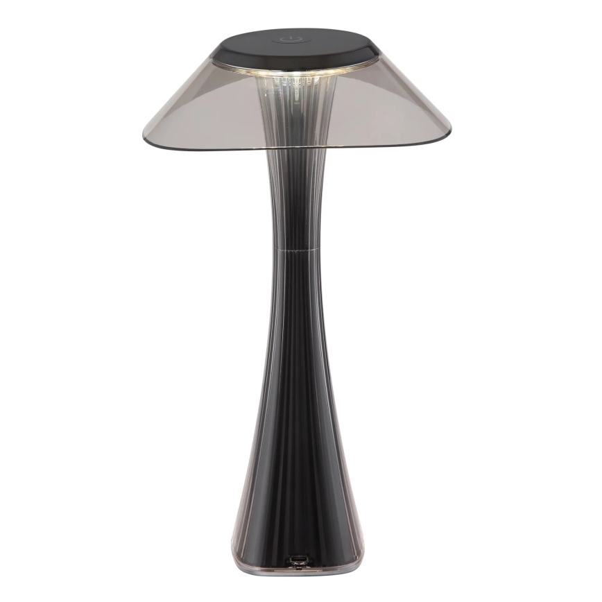 Globo - LED Lampada da tavolo ricaricabile dimmerabile LED/2,5W/3,7V 1200mAh 2700K/4500K/6500K nero