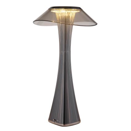 Globo - LED Lampada da tavolo ricaricabile dimmerabile LED/2,5W/3,7V 1200mAh 2700K/4500K/6500K nero