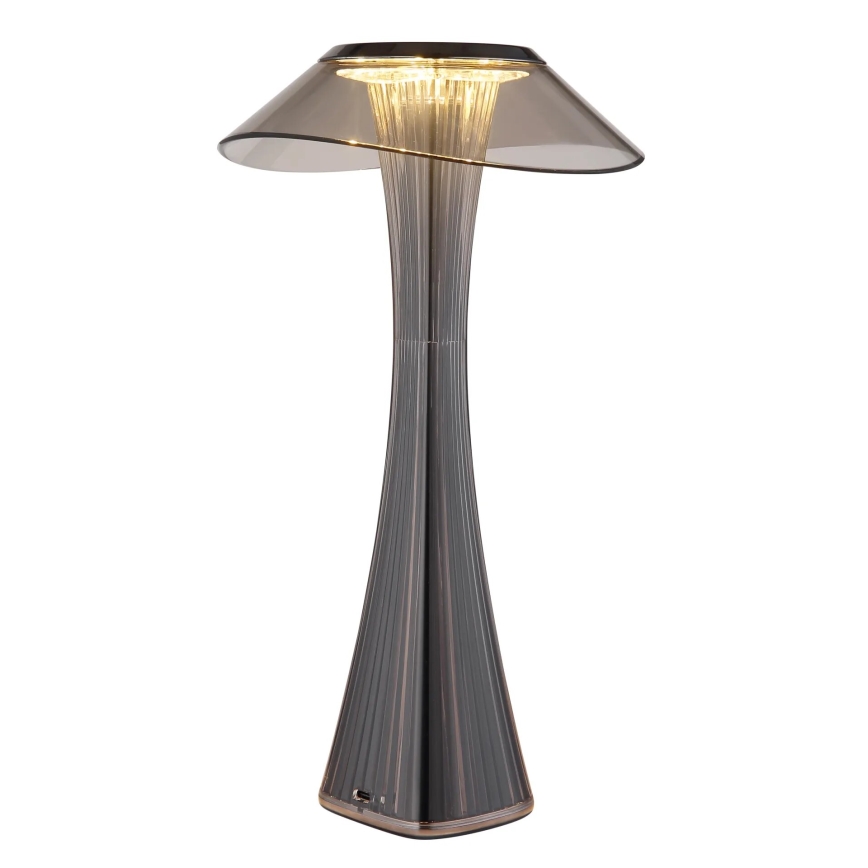 Globo - LED Lampada da tavolo ricaricabile dimmerabile LED/2,5W/3,7V 1200mAh 2700K/4500K/6500K nero