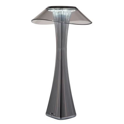 Globo - LED Lampada da tavolo ricaricabile dimmerabile LED/2,5W/3,7V 1200mAh 2700K/4500K/6500K nero