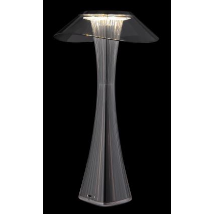 Globo - LED Lampada da tavolo ricaricabile dimmerabile LED/2,5W/3,7V 1200mAh 2700K/4500K/6500K nero