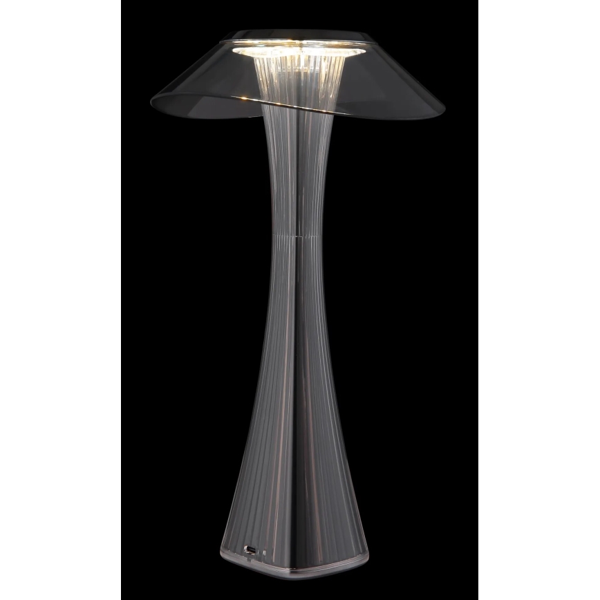 Globo - LED Lampada da tavolo ricaricabile dimmerabile LED/2,5W/3,7V 1200mAh 2700K/4500K/6500K nero
