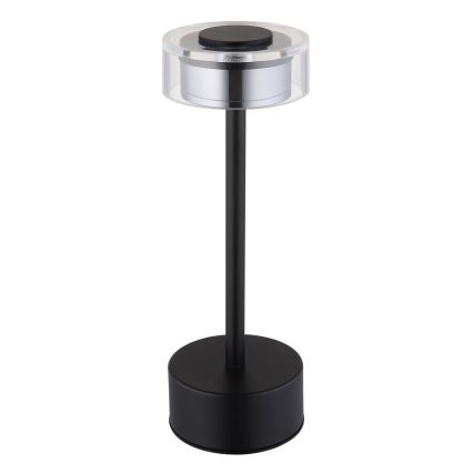 Globo - LED Lampada da tavolo touch ricaricabile e dimmerabile LED/2,5W/3,7V 2700/4000/6500K 1800mAh nero