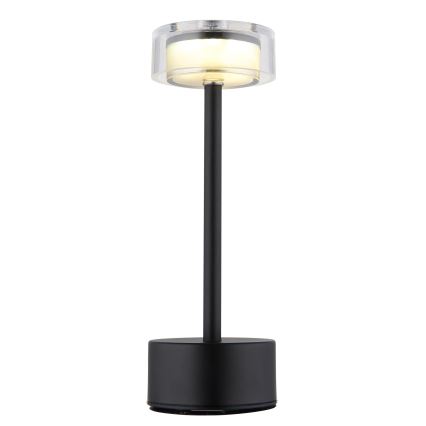 Globo - LED Lampada da tavolo touch ricaricabile e dimmerabile LED/2,5W/3,7V 2700/4000/6500K 1800mAh nero